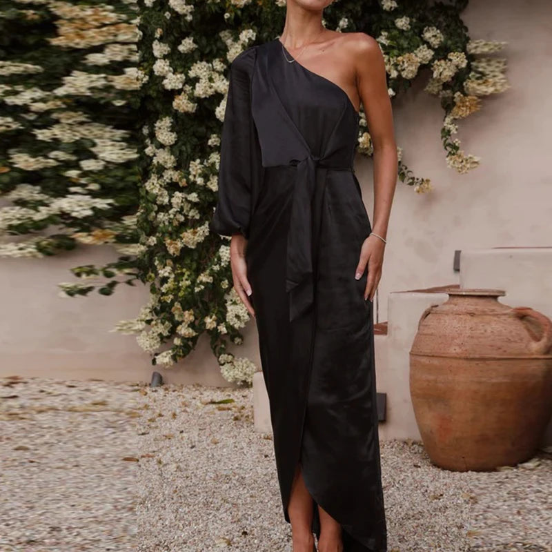 Lantern Off Shoulder Dress