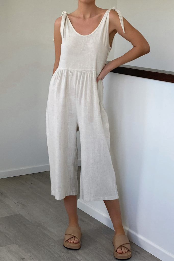 Cynthia Jumpsuit - Linen blend