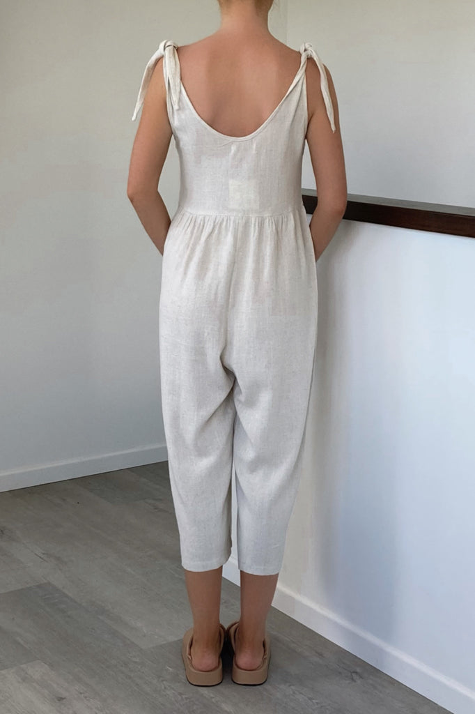 Cynthia Jumpsuit - Linen blend