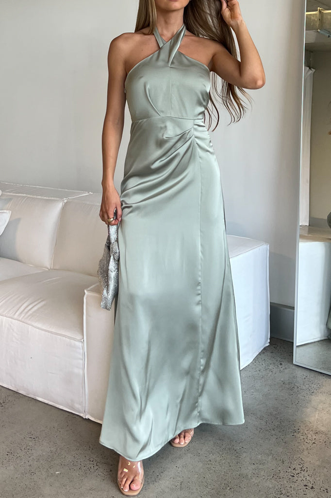 Amanda Satin Dress