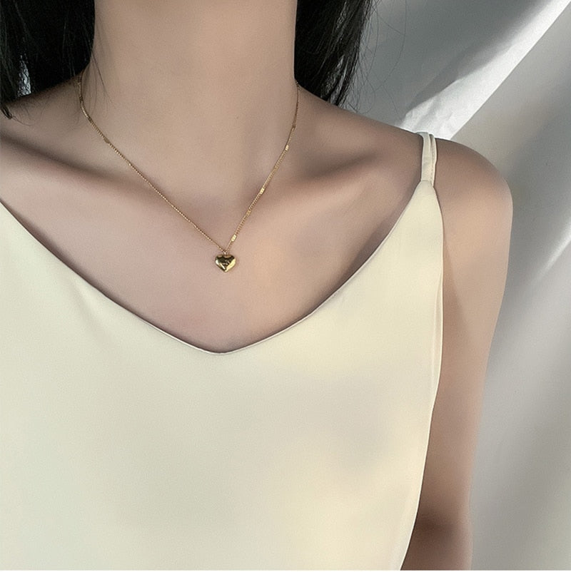 Heart Golden Necklace