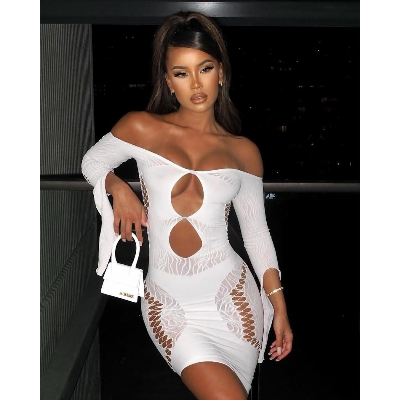 Long Sleeve Bandage Dress