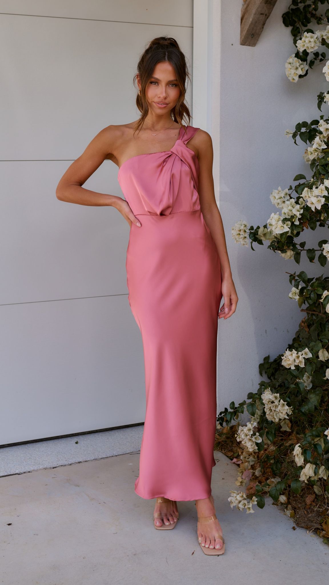 Greta Maxi Dress - Baked Rose