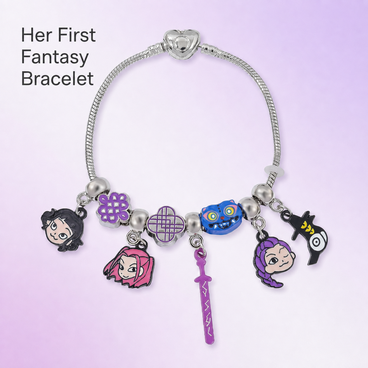 KPop Demon Hunters-Inspired Charm Bracelet