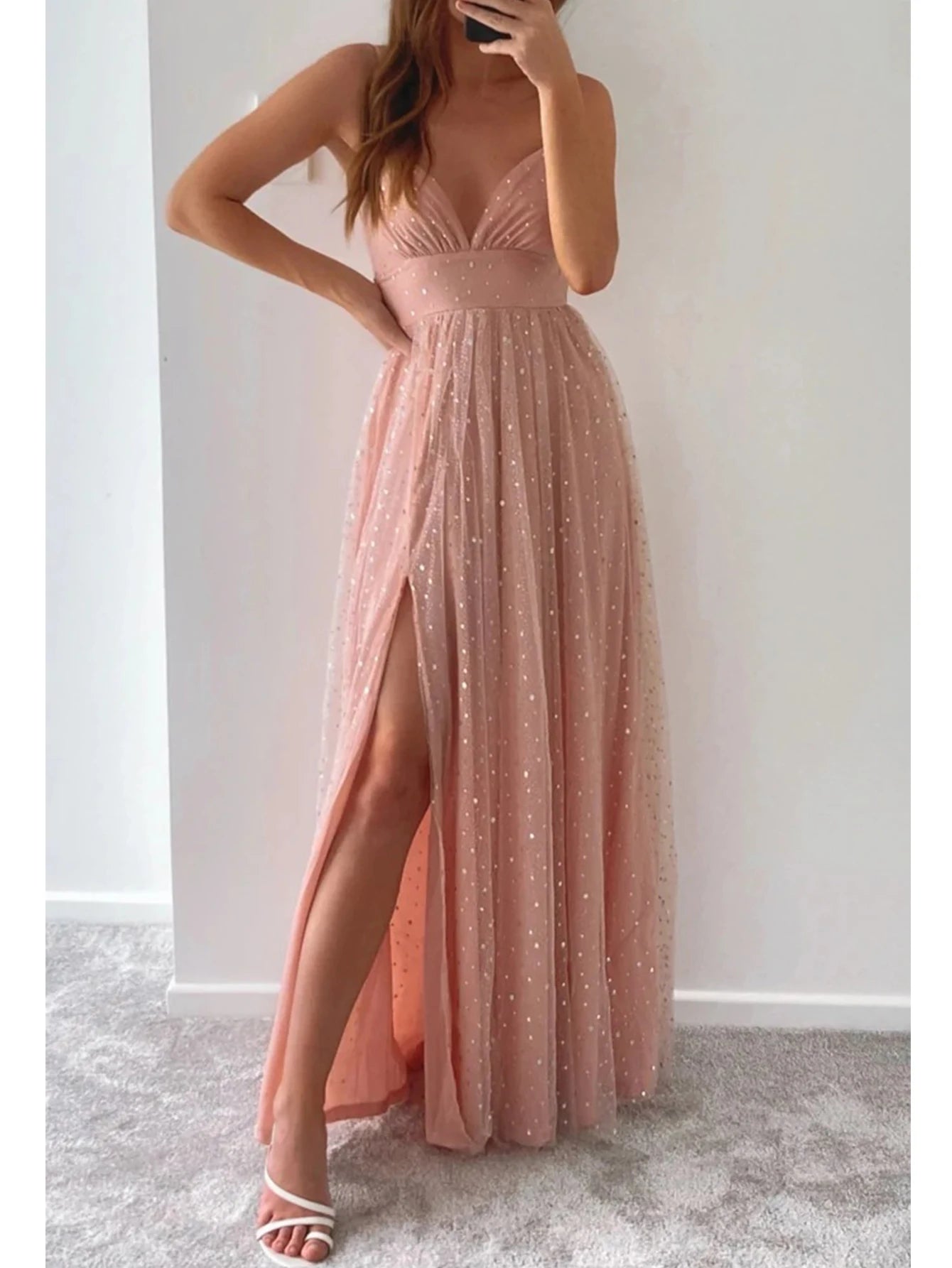 Hailey Backless Maxi Dress