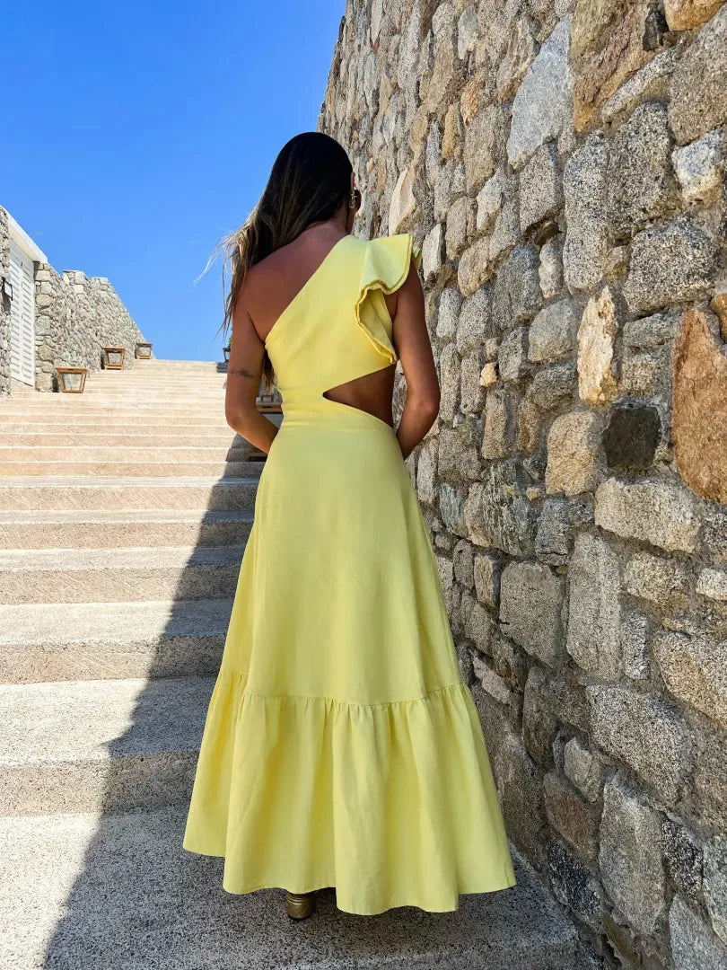 Zoey One Shoulder Gown