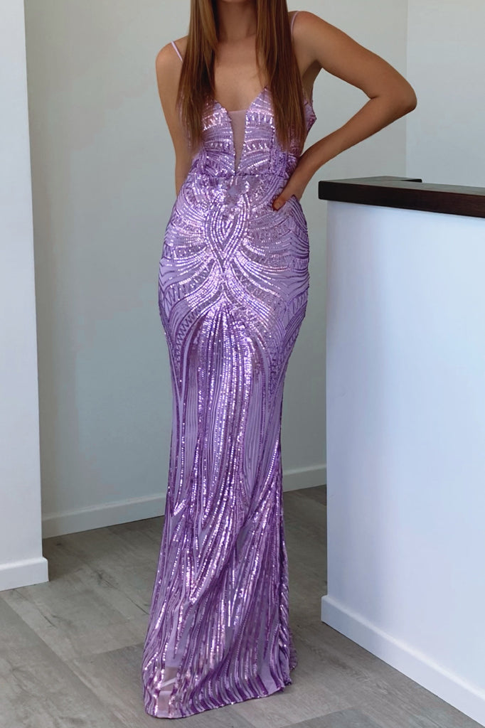 Monika Sequin Gown