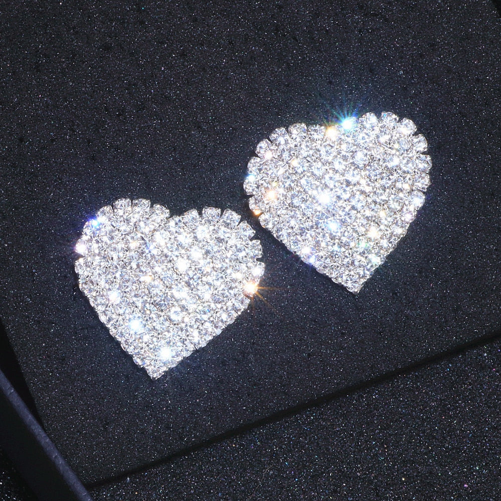 Heart Diamond Earrings