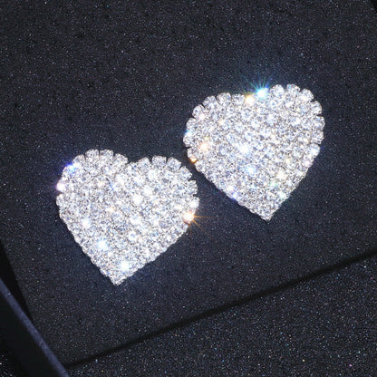 Heart Diamond Earrings