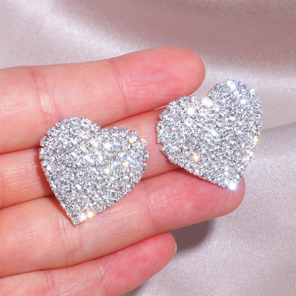 Heart Diamond Earrings