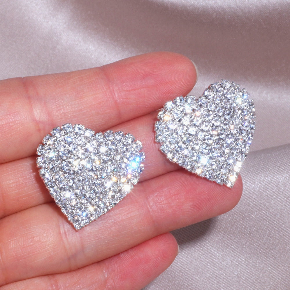 Heart Diamond Earrings