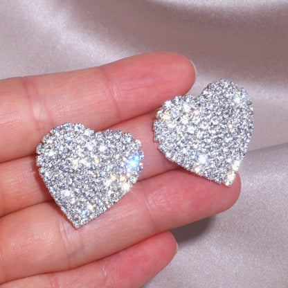 Heart Diamond Earrings