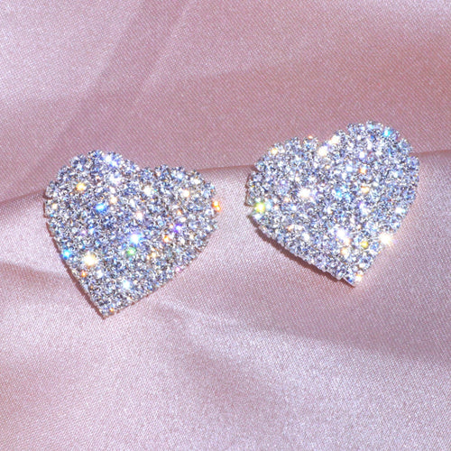 Heart Diamond Earrings