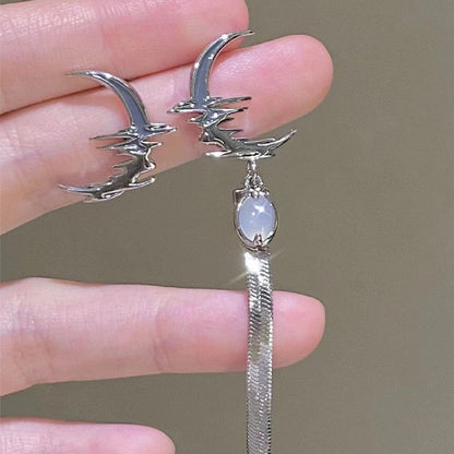 Rhinestone Hanging  Earrings