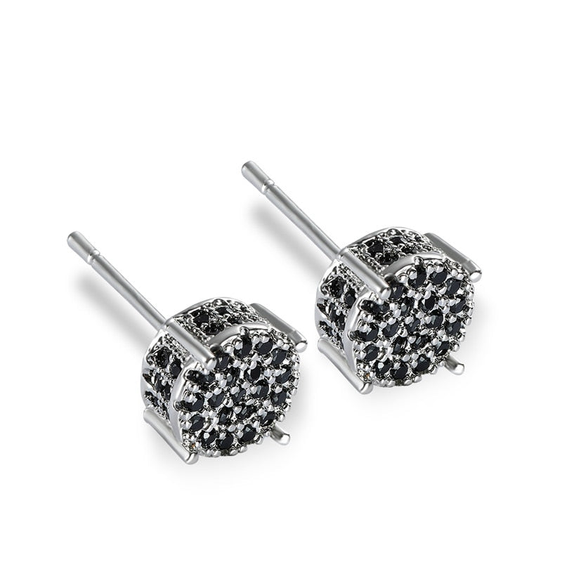 Crystal Round Earrings