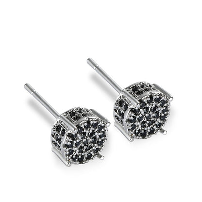 Crystal Round Earrings