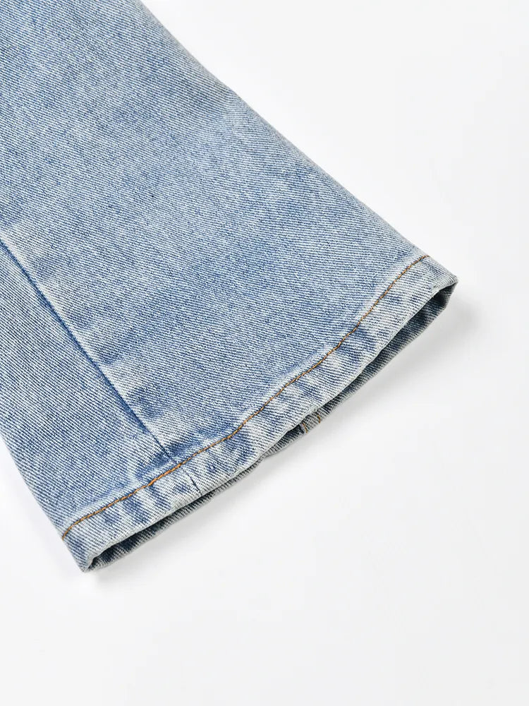 Kaiya Denim Cropped Blazzer