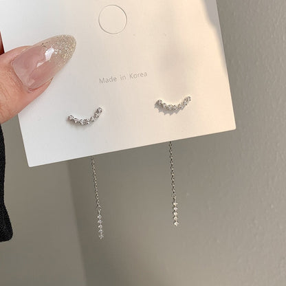 Rhinestone Hanging  Earrings