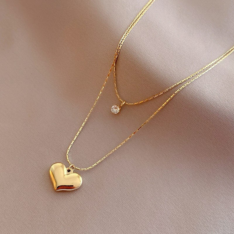 Heart Golden Necklace