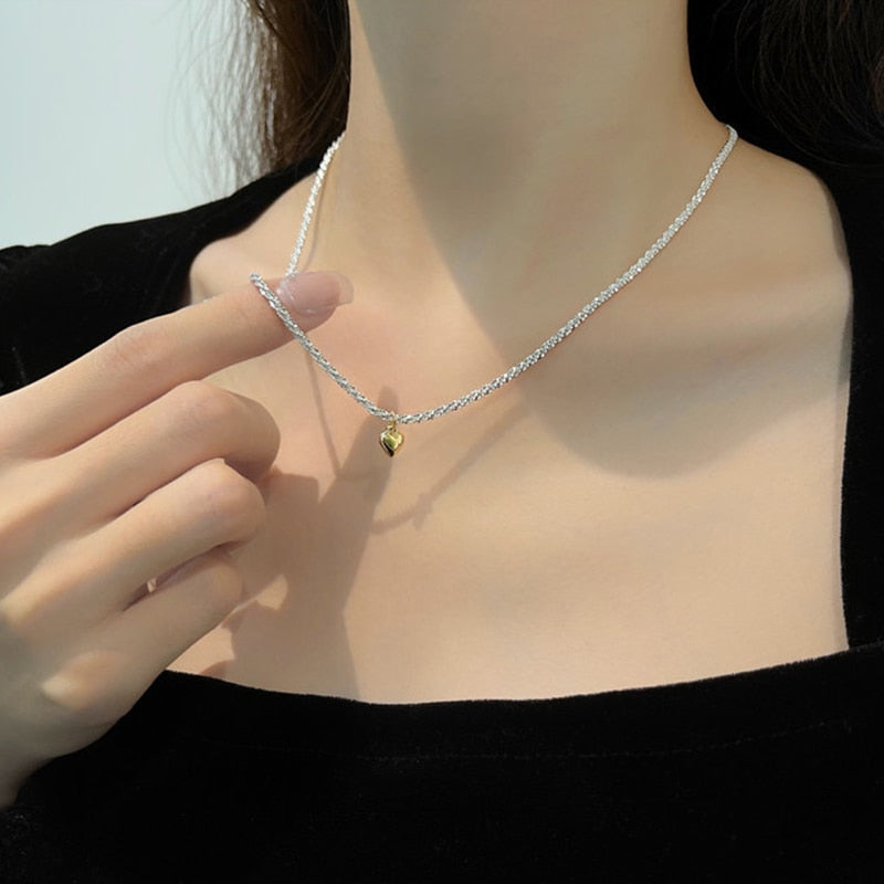 Sparkling Clavicle Chain Choker Necklace