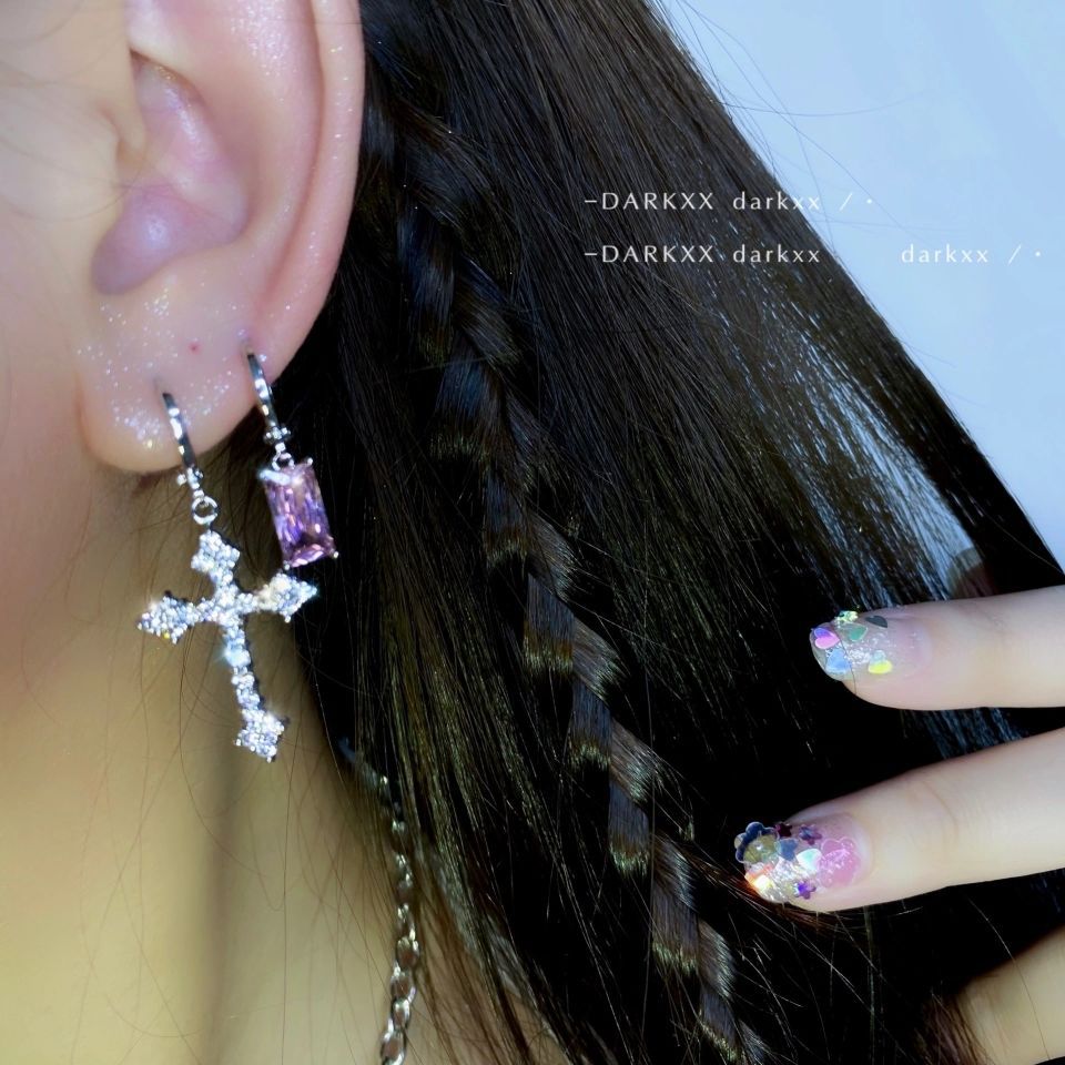 Rhinestone Hanging  Earrings