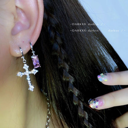 Rhinestone Hanging  Earrings