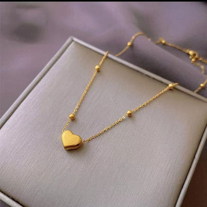 Heart Golden Necklace