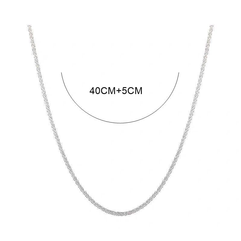 Sparkling Clavicle Chain Choker Necklace