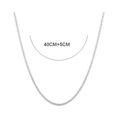 Sparkling Clavicle Chain Choker Necklace