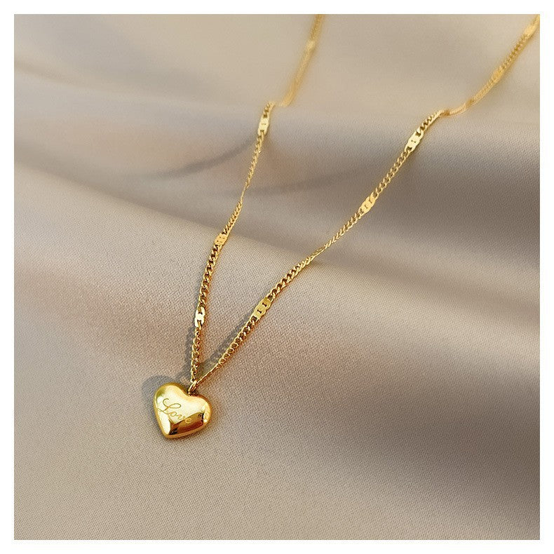 Heart Golden Necklace