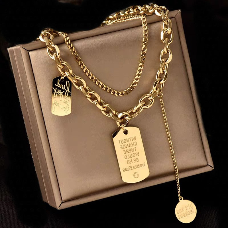 Heart Golden Necklace
