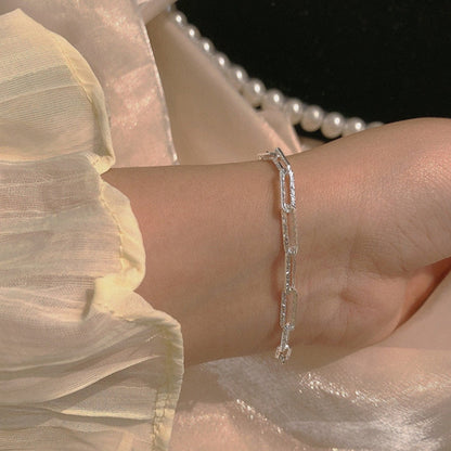 Sparkling Clavicle Chain Choker Necklace