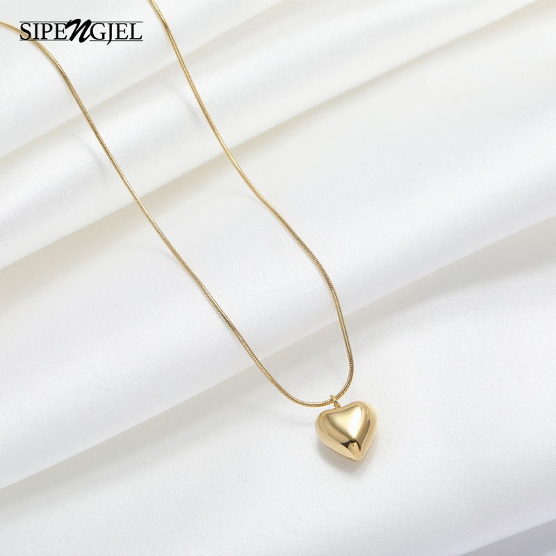 Heart Golden Necklace
