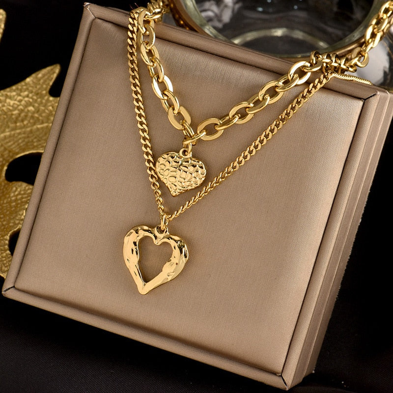 Heart Golden Necklace