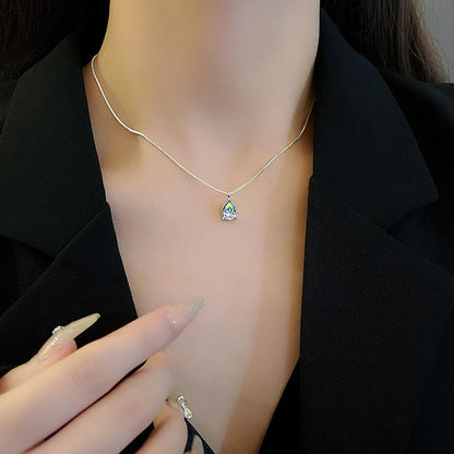 Sparkling Clavicle Chain Choker Necklace