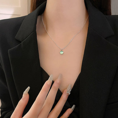 Sparkling Clavicle Chain Choker Necklace