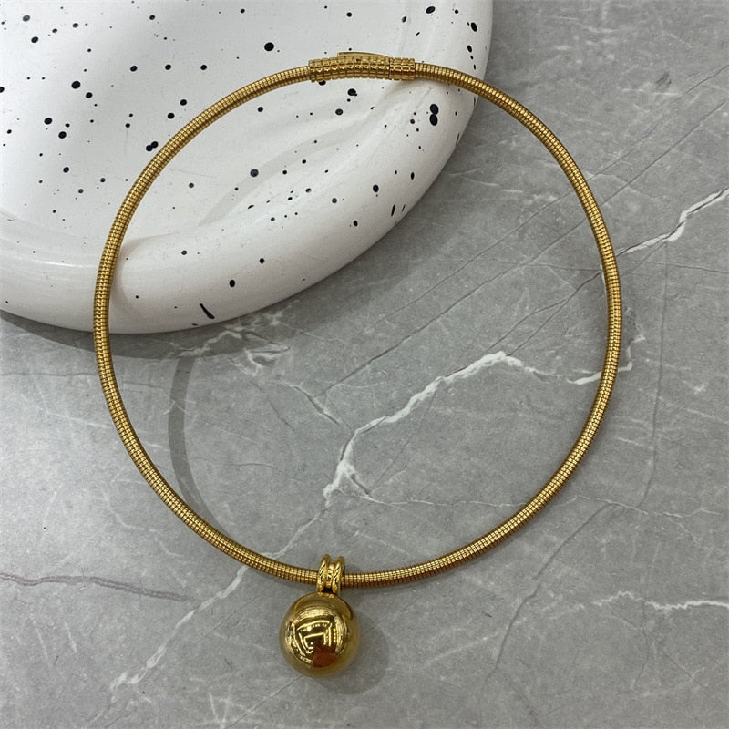 Heart Golden Necklace