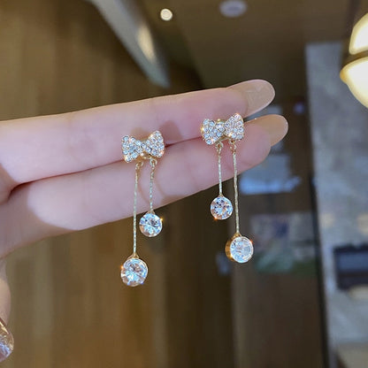 Rhinestone Hanging  Earrings