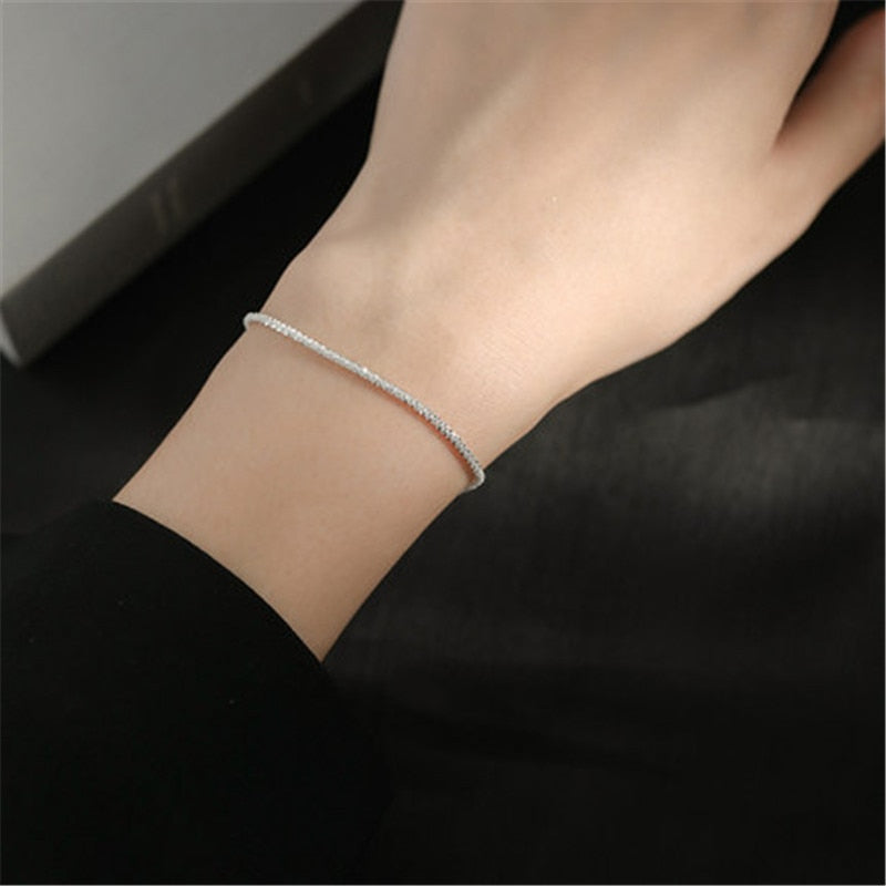 Sparkling Clavicle Chain Choker Necklace