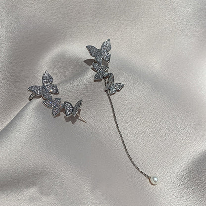 Rhinestone Hanging  Earrings
