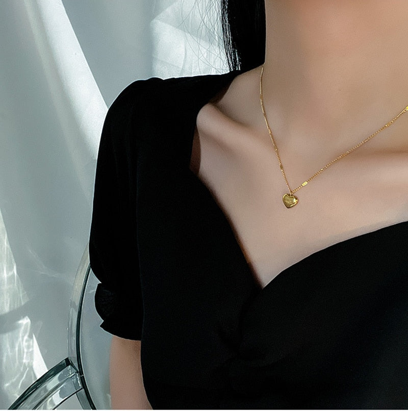 Heart Golden Necklace