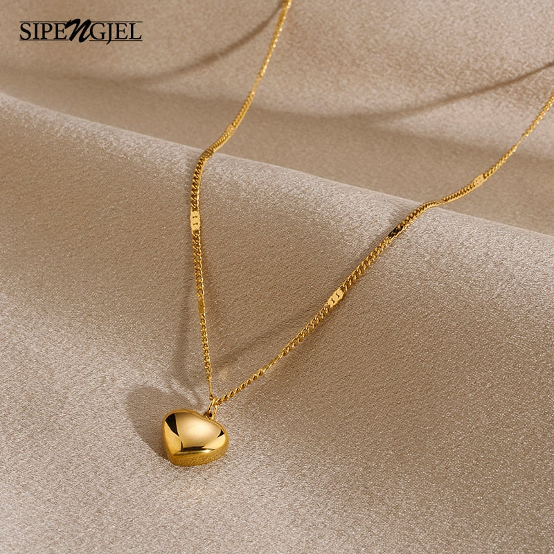 Heart Golden Necklace