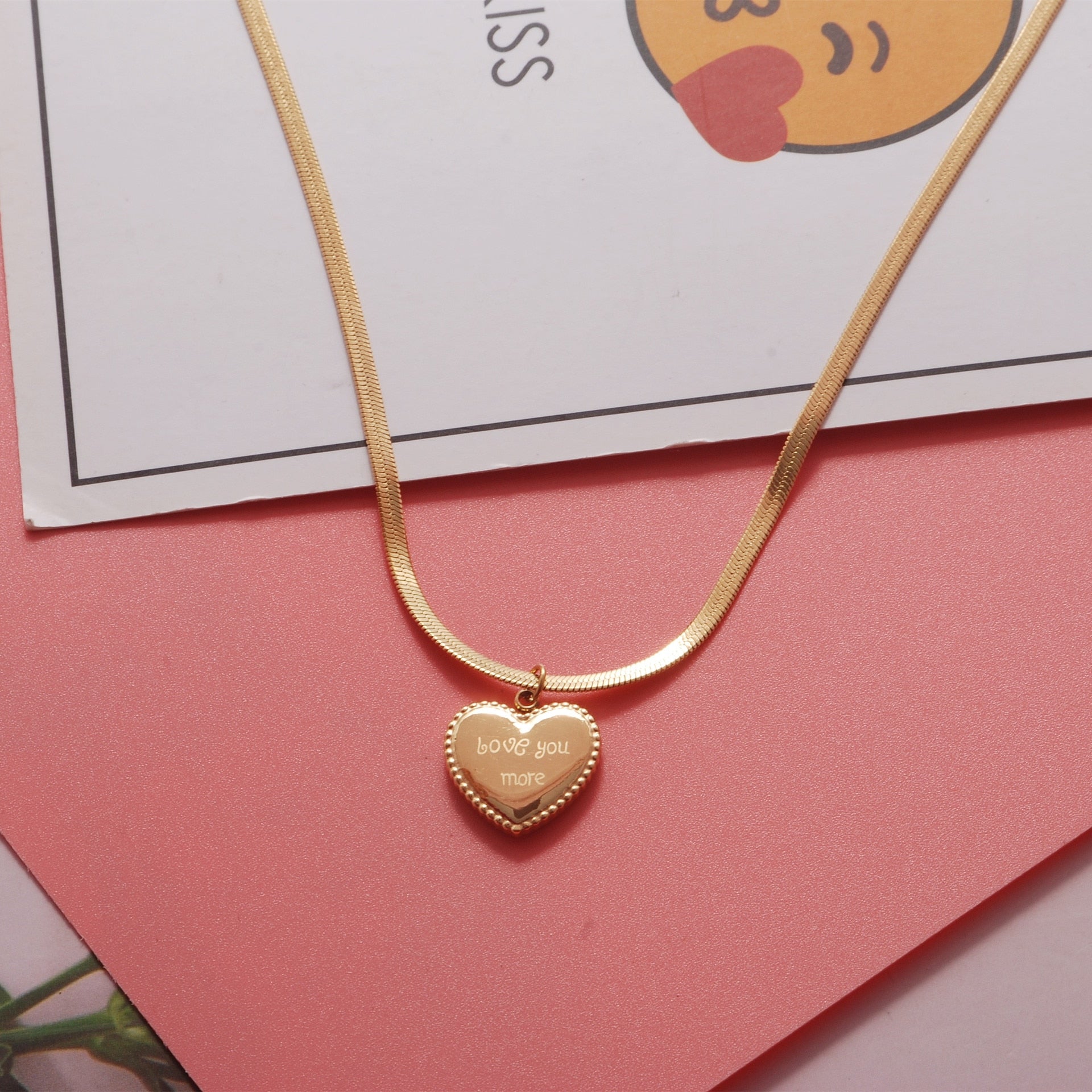 Heart Golden Necklace