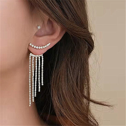 Rhinestone Hanging  Earrings