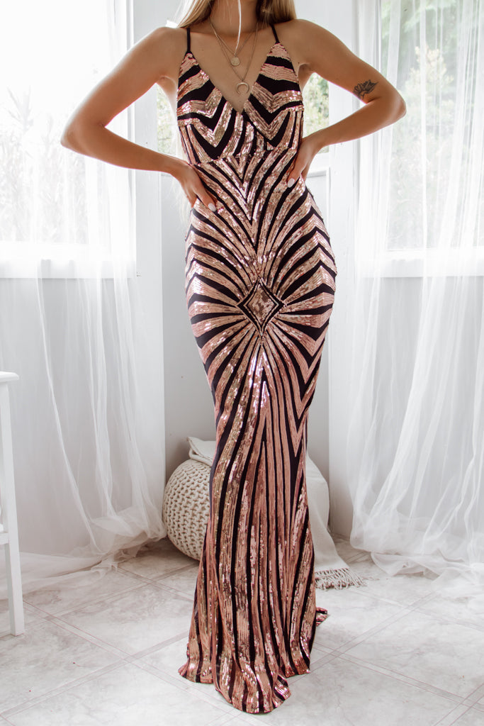 Rosetta Gown - Black