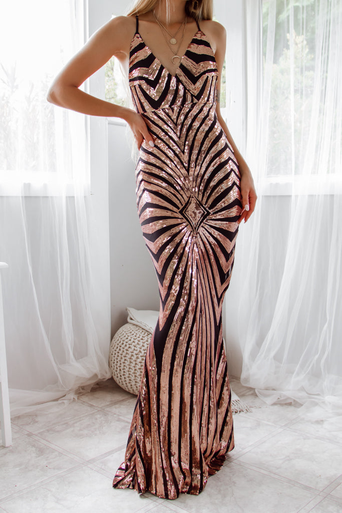 Rosetta Gown - Black